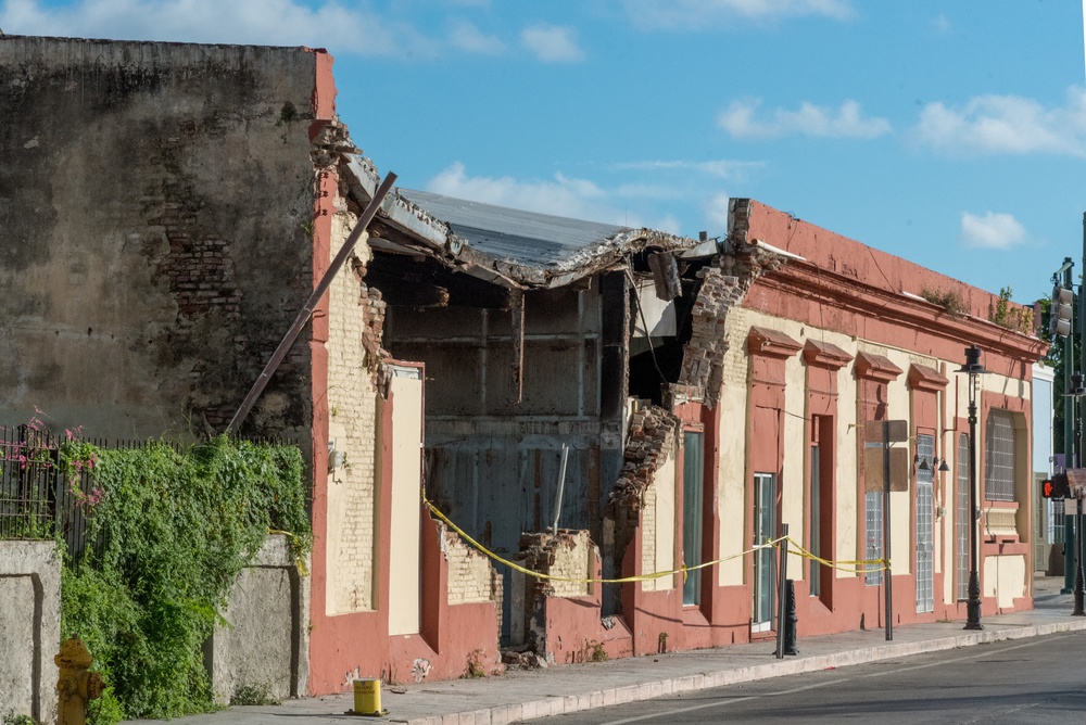 Quake Damage in Ponce, PR