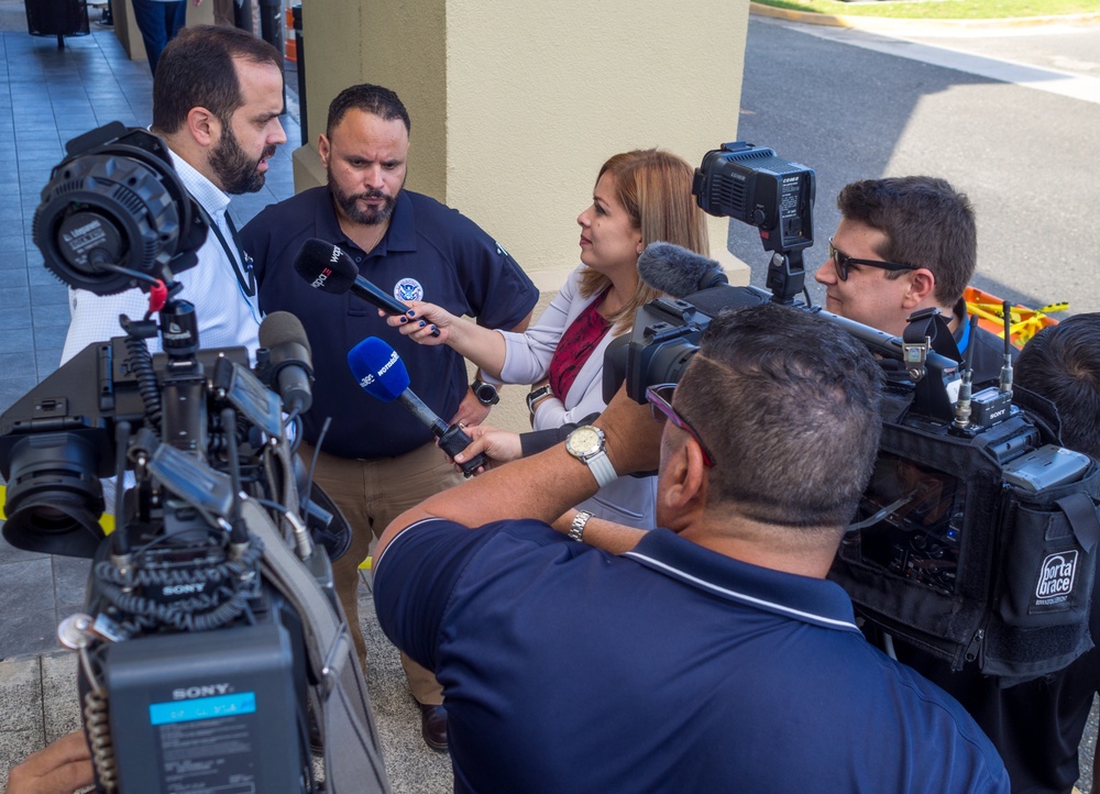 Media Interviews FEMA Officials Following Quakes