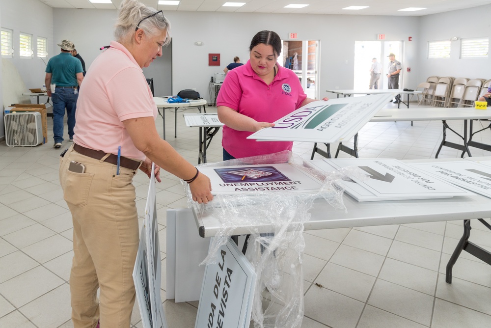 FEMA Disaster Recovery Center Prepares to Open to Assist Quake Survivors