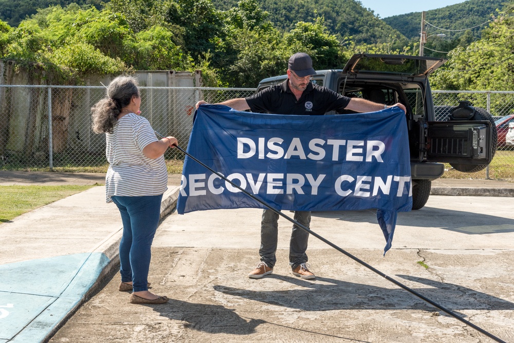 FEMA Disaster Recovery Center in Peñuelas Prepares to Open