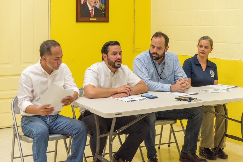 Press Conference in Guánica