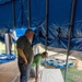 New Floor Installed at Base Camp in Guayanilla