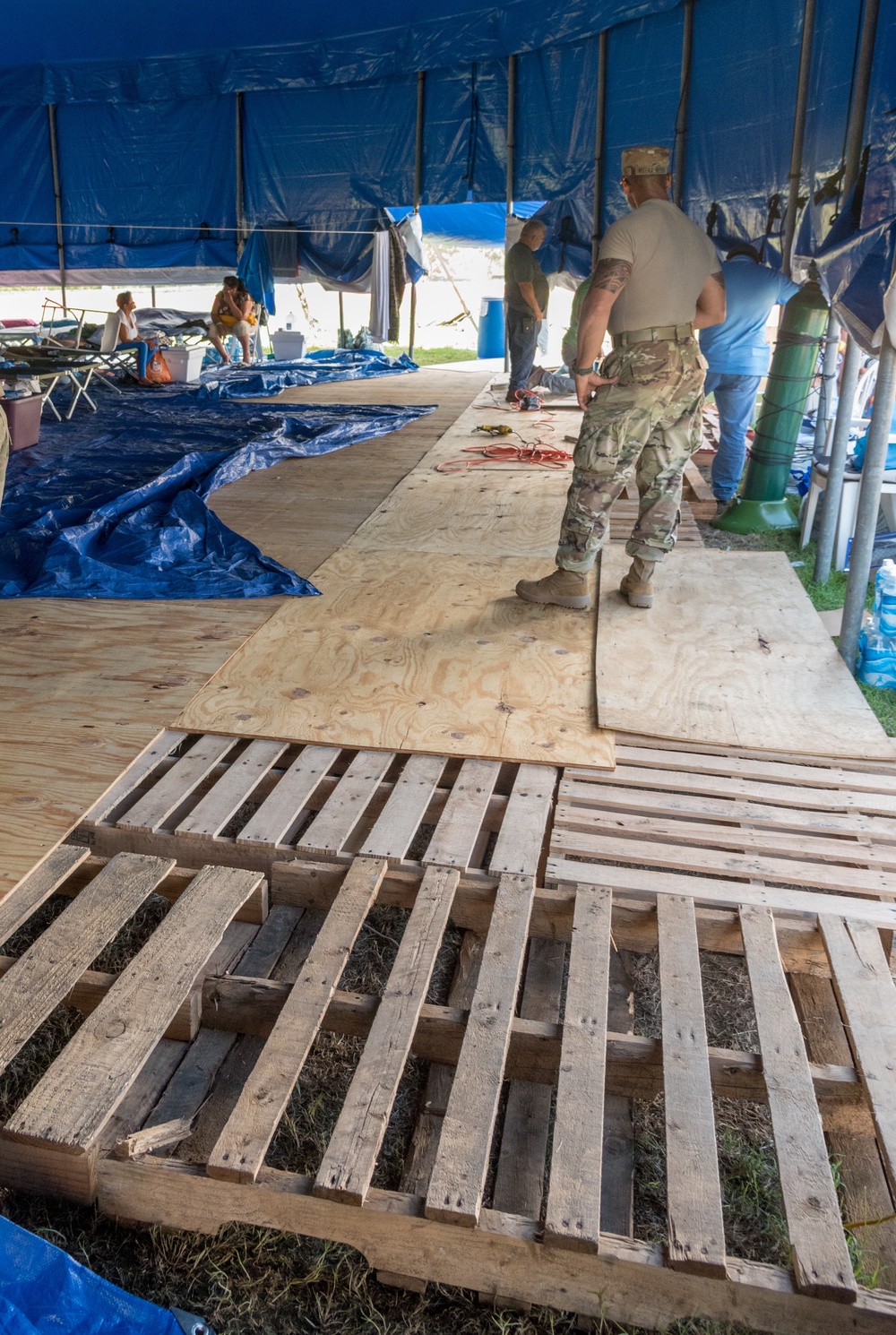 New Floor Installed at Guayanilla Base Camp