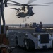 Helicopter Support Team Transports Harrier Engine