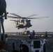 Helicopter Support Team Transports Harrier Engine