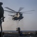 Helicopter Support Team Transports Harrier Engine