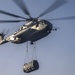 Helicopter Support Team Transports Harrier Engine