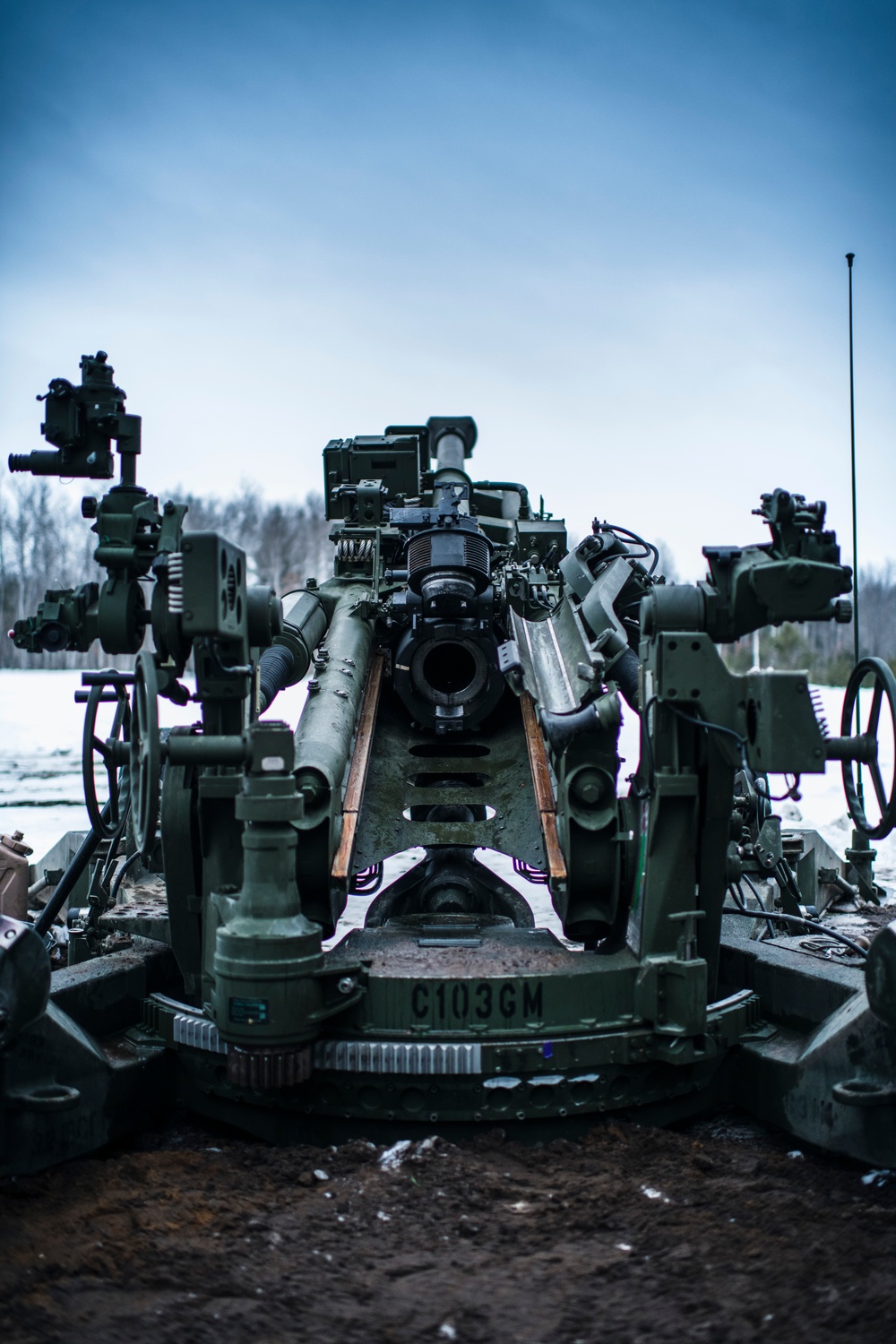 Wisconsin Field Artillery Regiment conducts winter training during Northern Strike 20-2