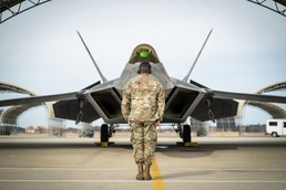 Raptor Tears across Langley