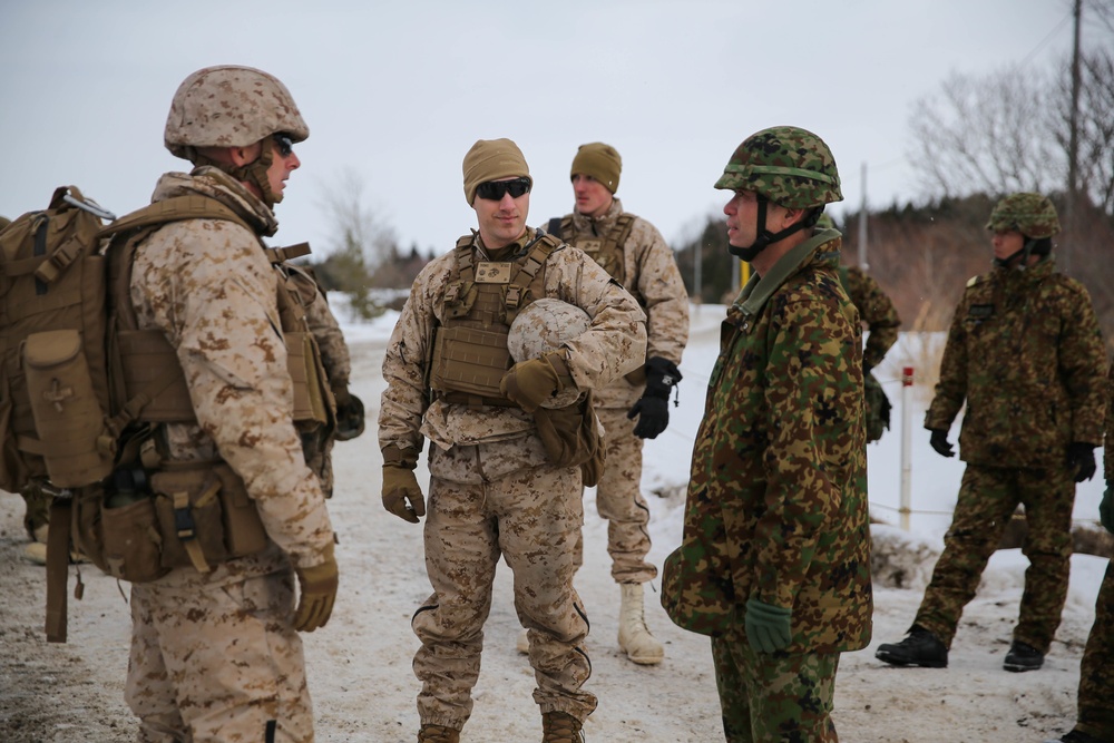 U.S. Marines and JGSDF Watch a Live Fire Demonstration At Northern Viper 2020