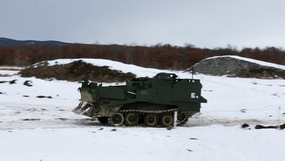 U.S. Marines and JGSDF Watch A Live Fire Demonstration At Northern Viper 2020