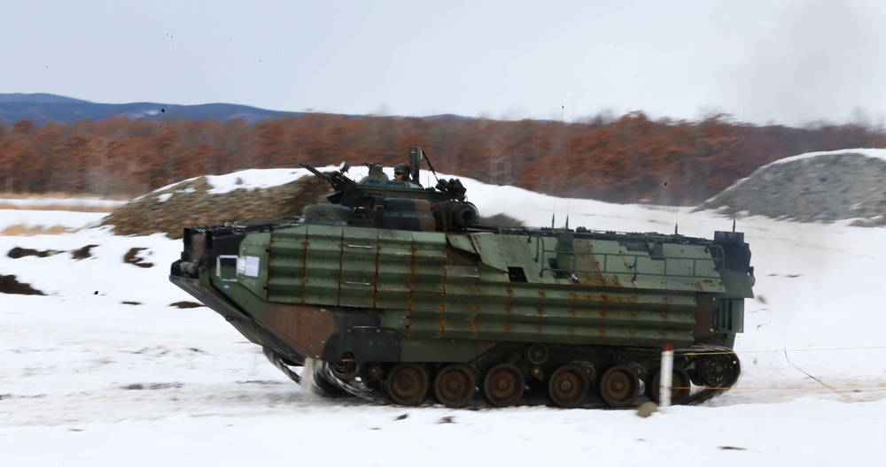 U.S. Marines and JGSDF Watch A Live Fire Demonstration At Northern Viper 2020