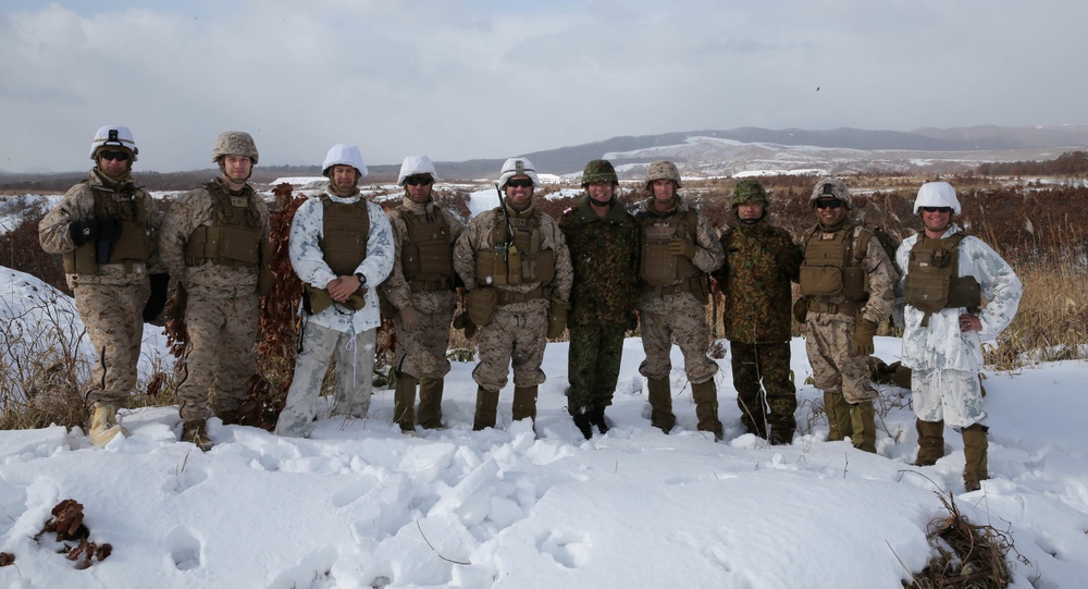 U.S. Marines and JGSDF Watch A Live Fire Demonstration At Northern Viper 2020