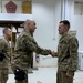 Deployed Illinois Soldiers awarded the Commander’s Coin of Excellence