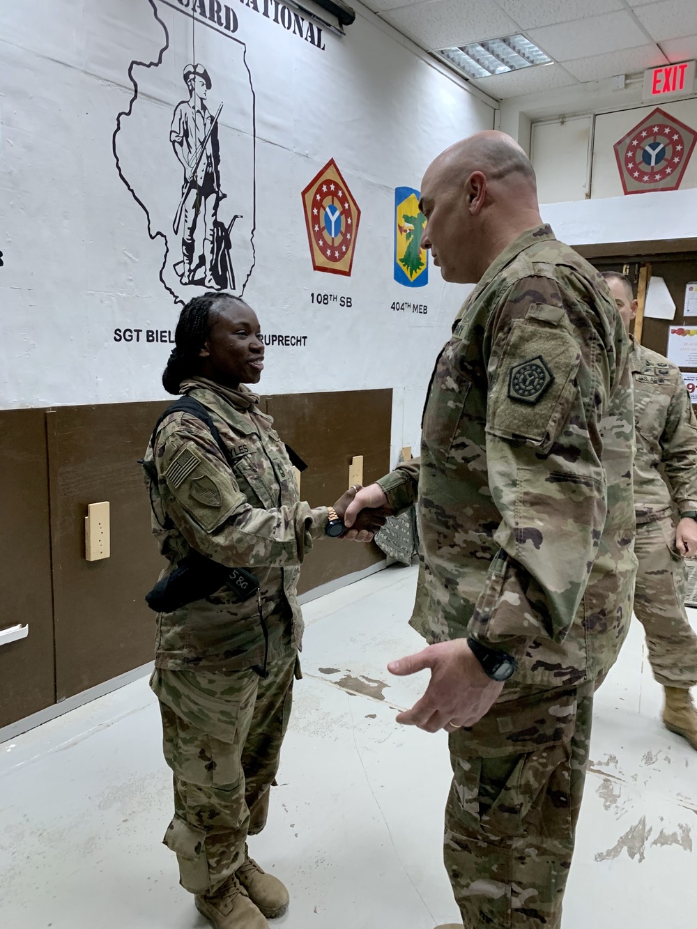 Soldier awarded the Commander’s Coin of Excellence