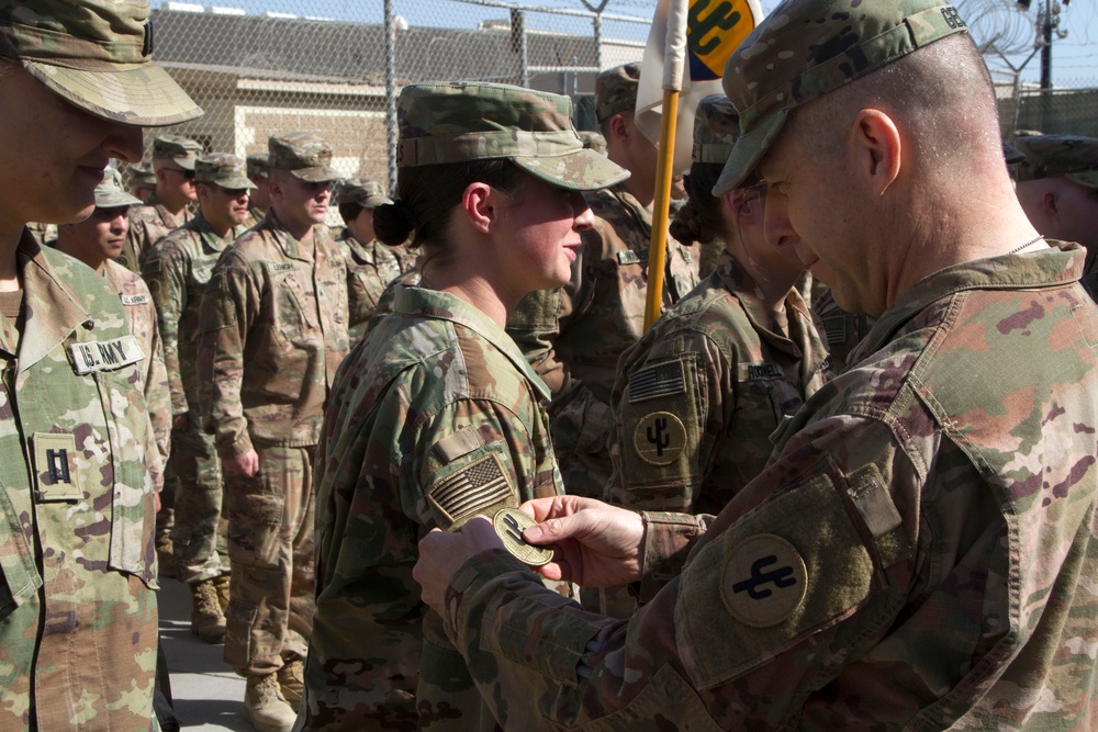 DVIDS - Images - 103rd ESC Award, Patching, and Promotion Ceremony [Image  13 of 15]