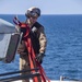 Sailors and Marines take part in flight deck operations