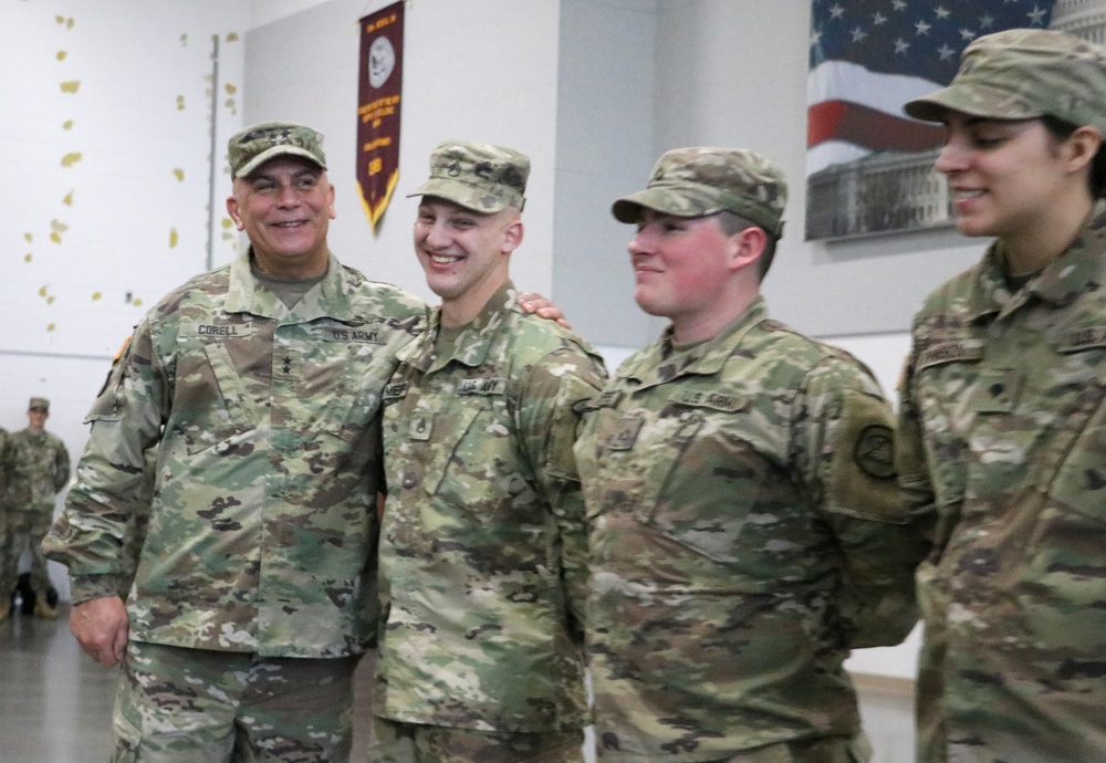 Iowa Adjutant General Recognizes 109th Multifunctional Medical Battalion Soldiers at Philip A. Connelly Competition