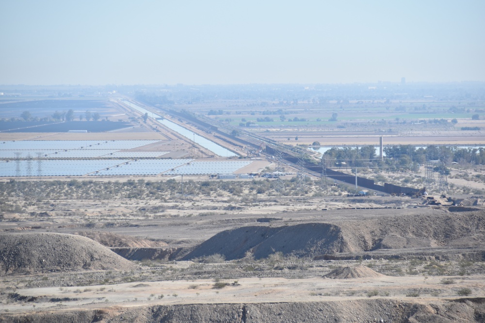 Border Barrier Construction, El Centro, California