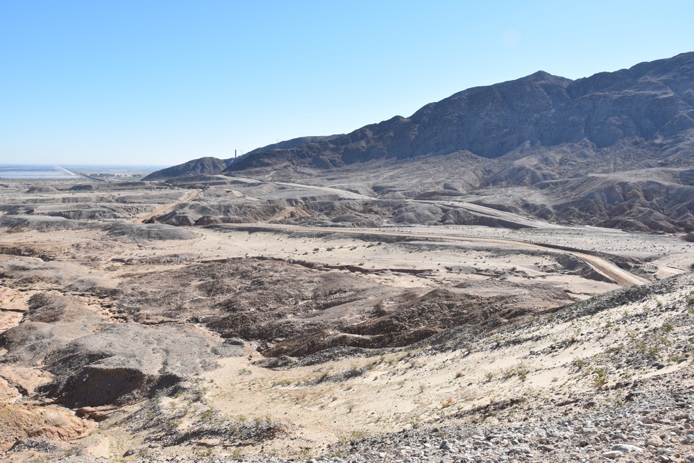 Border Barrier Construction, El Centro, California