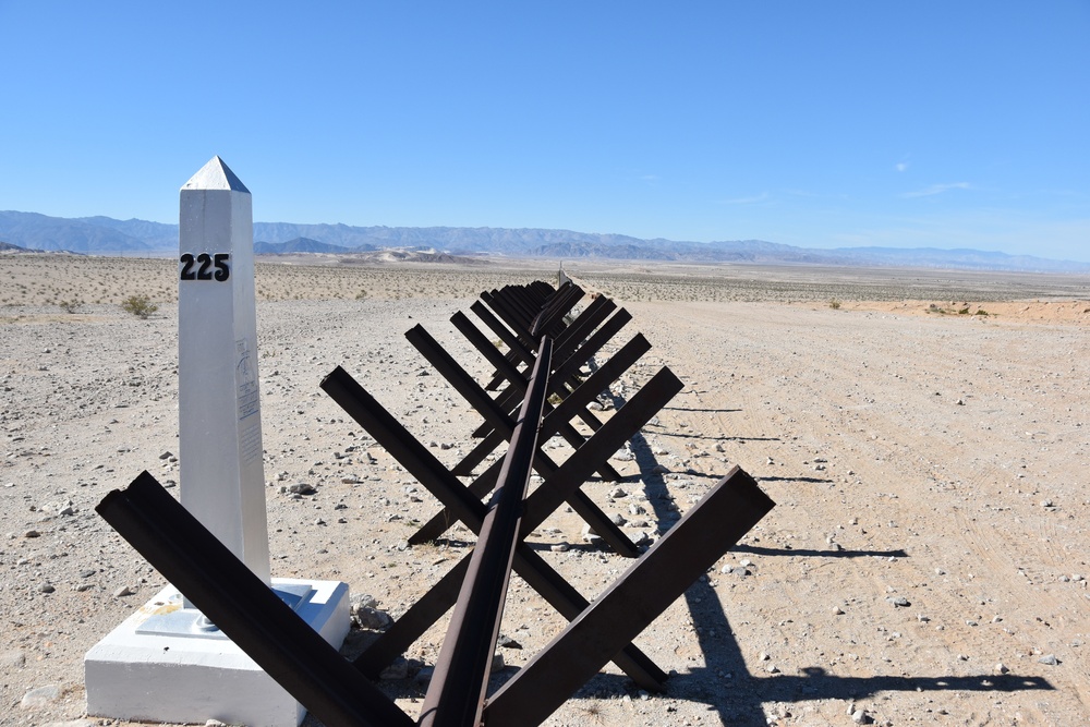 Border Barrier Construction, El Centro, California