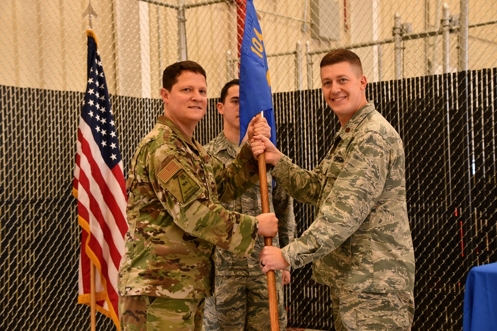 104th Fighter Wing Maintenance Squadron Change of Command