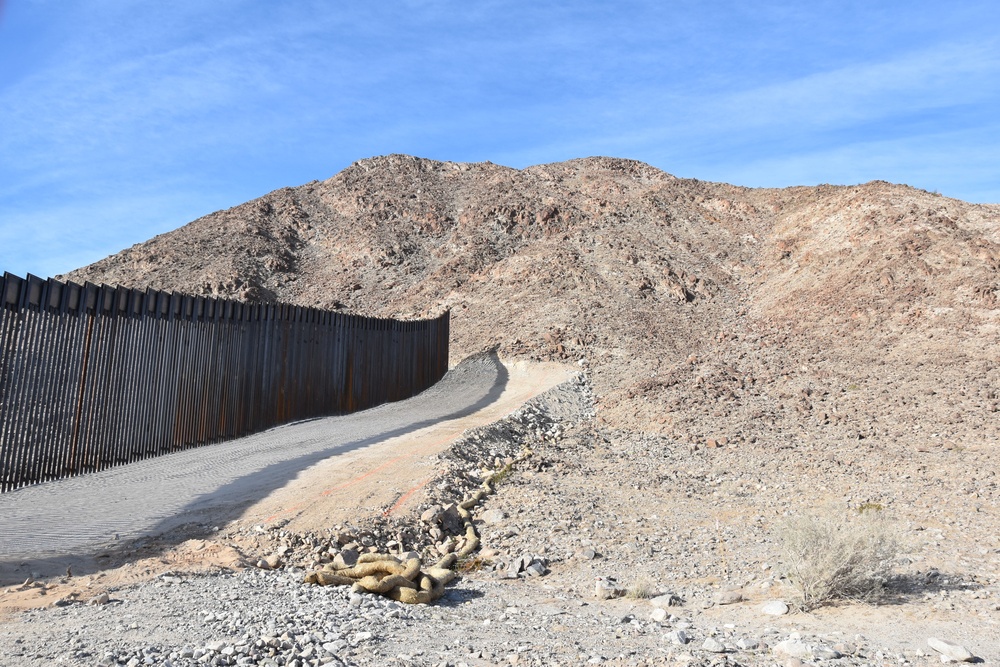 Border Barrier Construction, El Centro, California