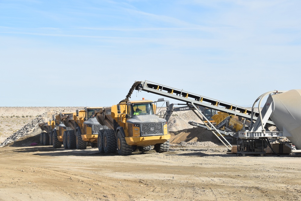 Border Barrier Construction, El Centro, California