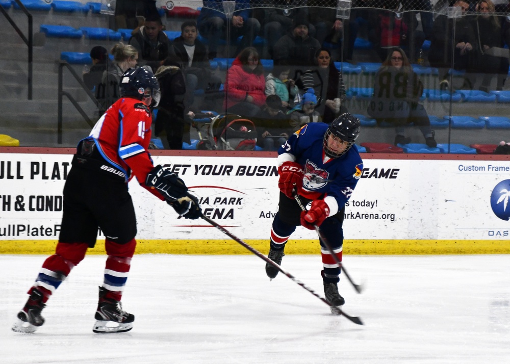 104th Fighter Wing plays hockey for charity
