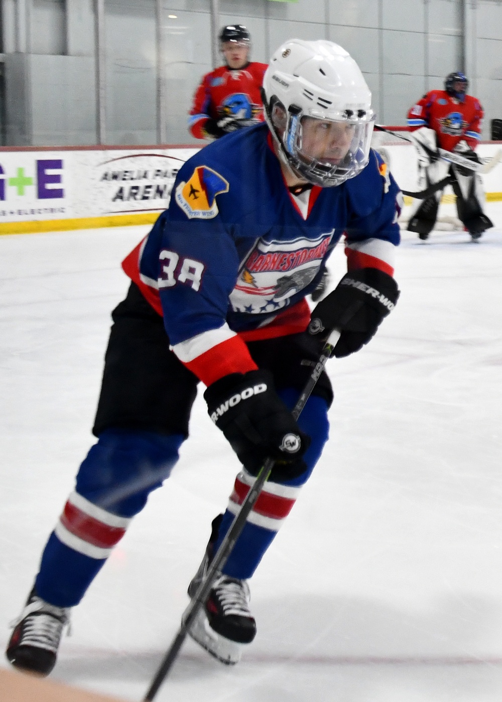 104th Fighter Wing plays hockey for charity