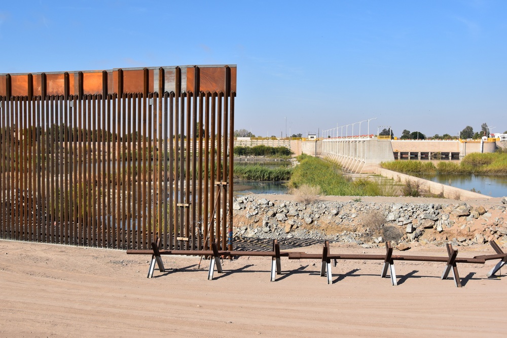 Border Barrier Construction, Yuma 1, Arizona