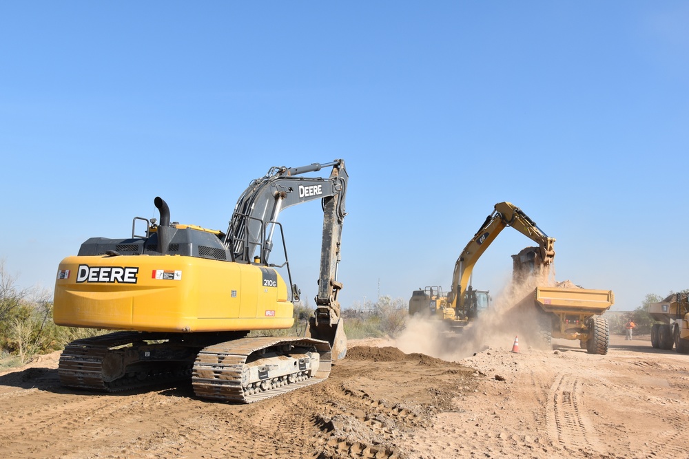 Border Barrier Construction, Yuma 1, Arizona