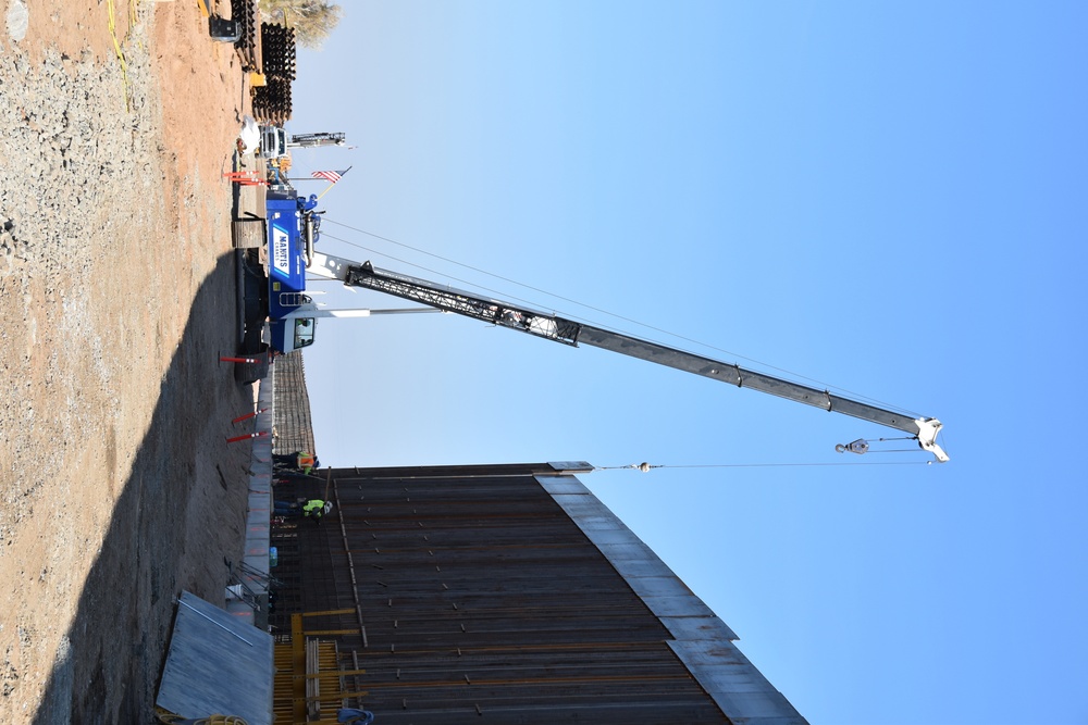 Border Barrier Construction, Yuma 1, Arizona