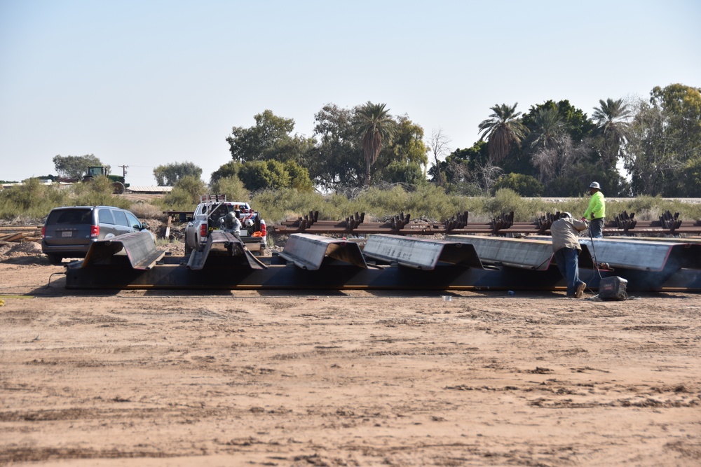 Border Barrier Construction, Yuma 1, Arizona