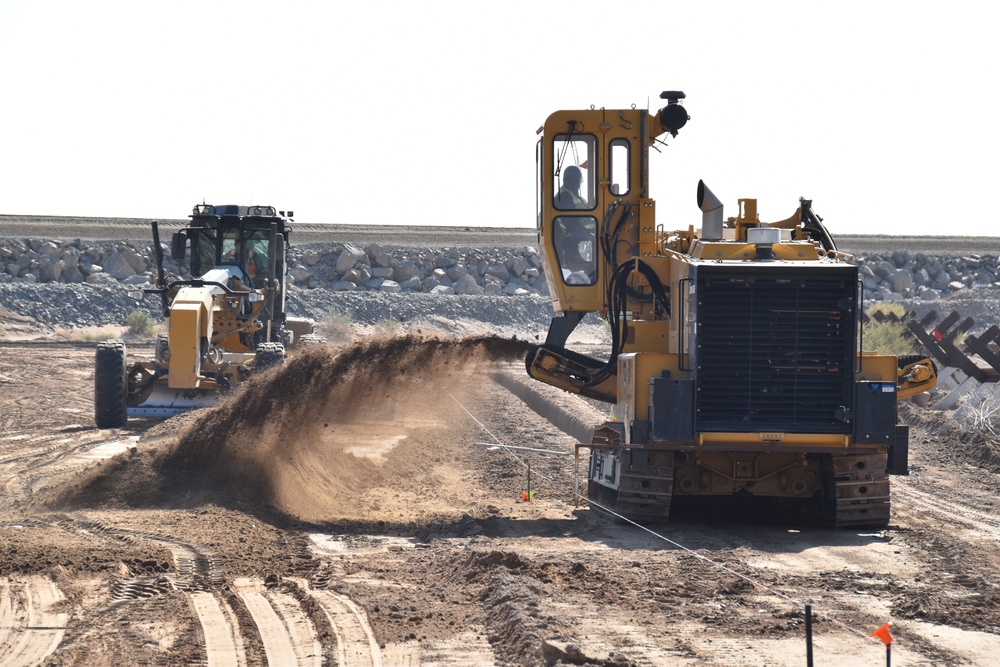 Border Barrier Construction, Yuma 1, Arizona