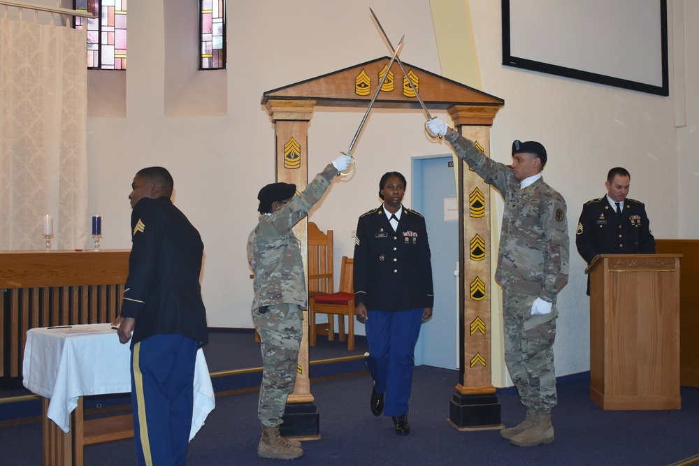 Public Health Command Europe hosts joint NCO induction ceremony