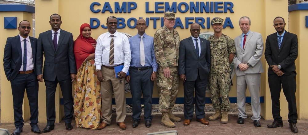 Djibouti Minister of Labor visits Camp Lemonnier