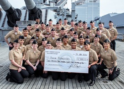 Naval Museum hosts mass re-enlistment aboard the Battleship Wisconsin