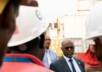 Djibouti Minister of Labor visits Camp Lemonnier