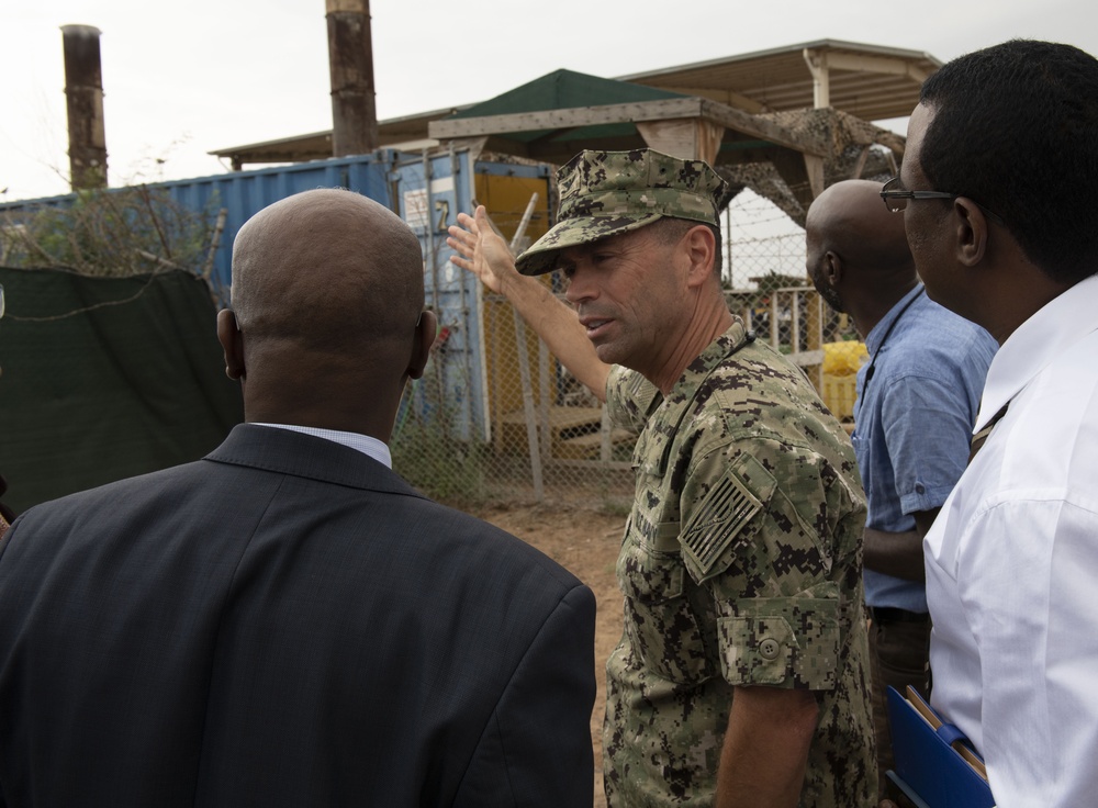 Djibouti Minister of Labor visits Camp Lemonnier