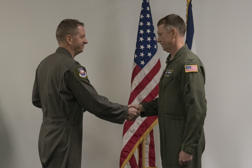 Group commanders assume new roles in separate ceremonies