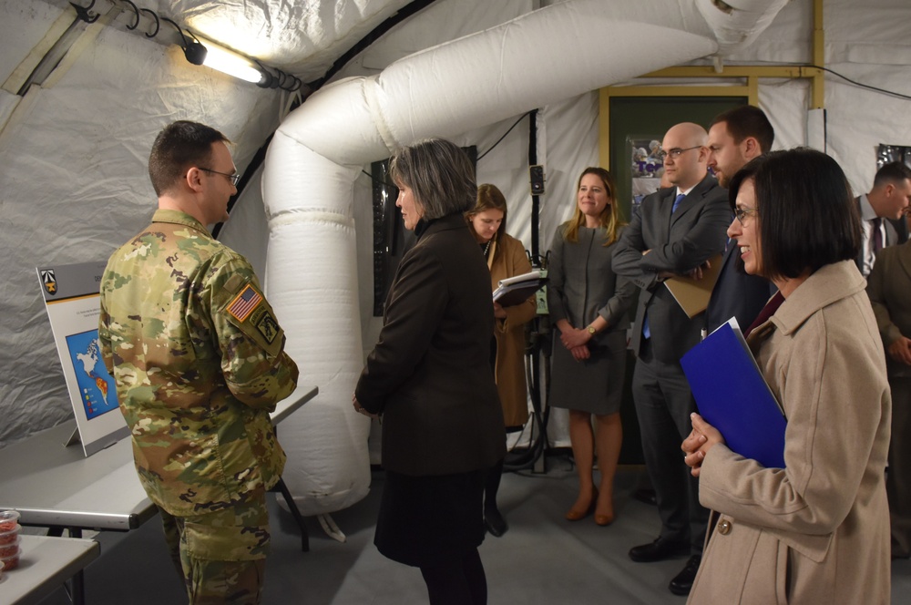 U.S. Representative Betty McCollum visits the U.S. Army Medical Research &amp; Development Command