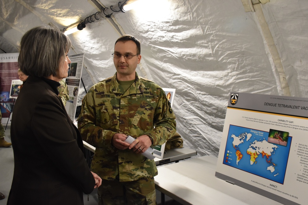 U.S. Representative Betty McCollum visits the U.S. Army Medical Research &amp; Development Command