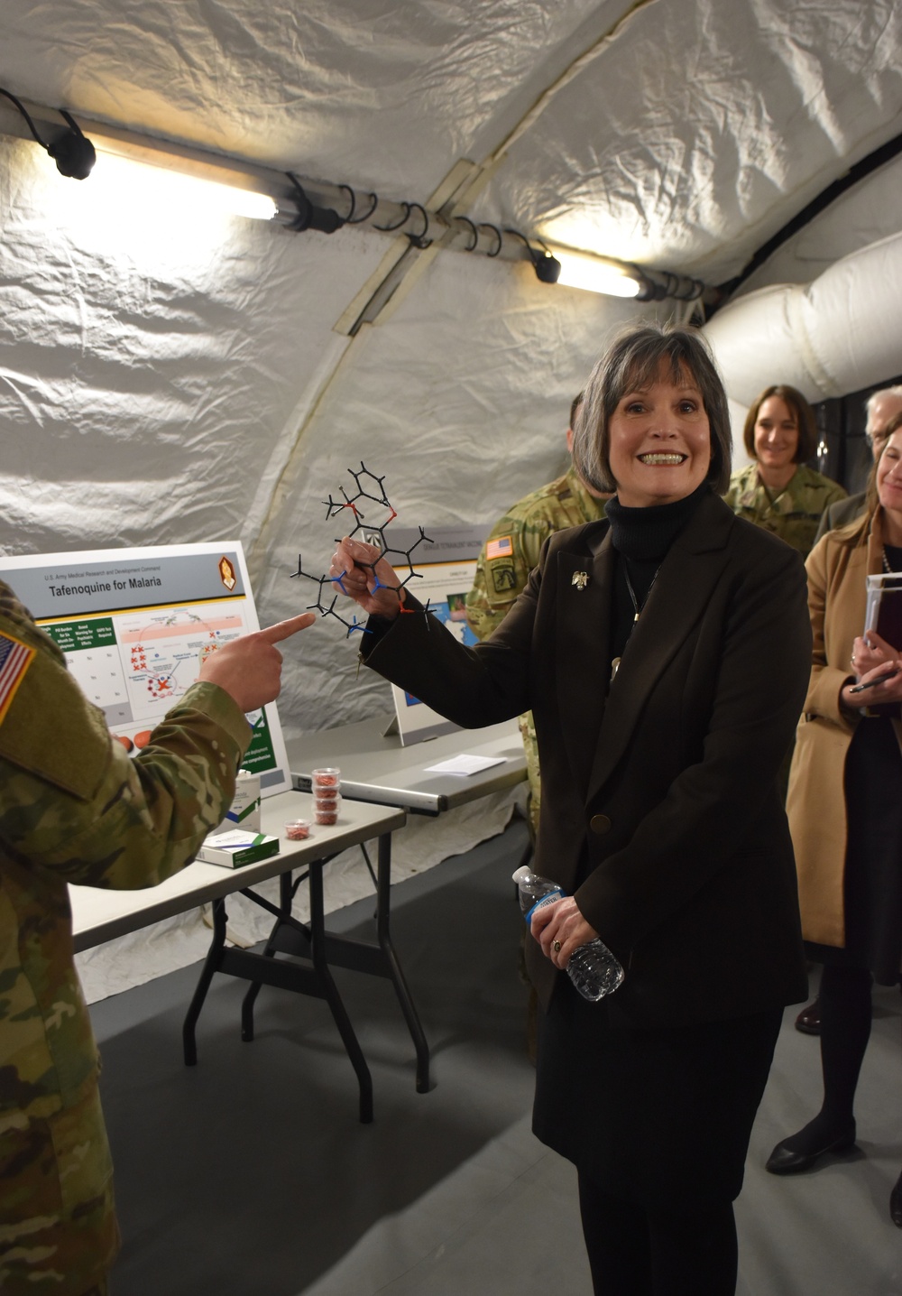 U.S. Representative Betty McCollum visits the U.S. Army Medical Research &amp; Development Command