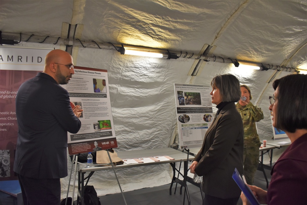 U.S. Representative Betty McCollum visits the U.S. Army Medical Research &amp; Development Command