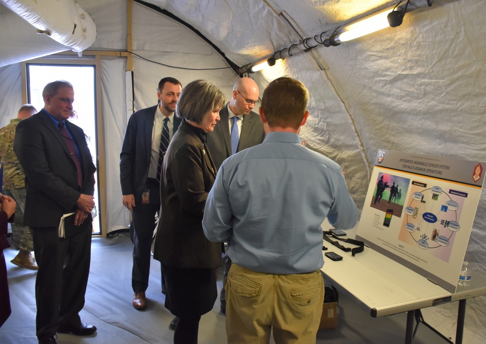 U.S. Representative Betty McCollum visits the U.S. Army Medical Research &amp; Development Command