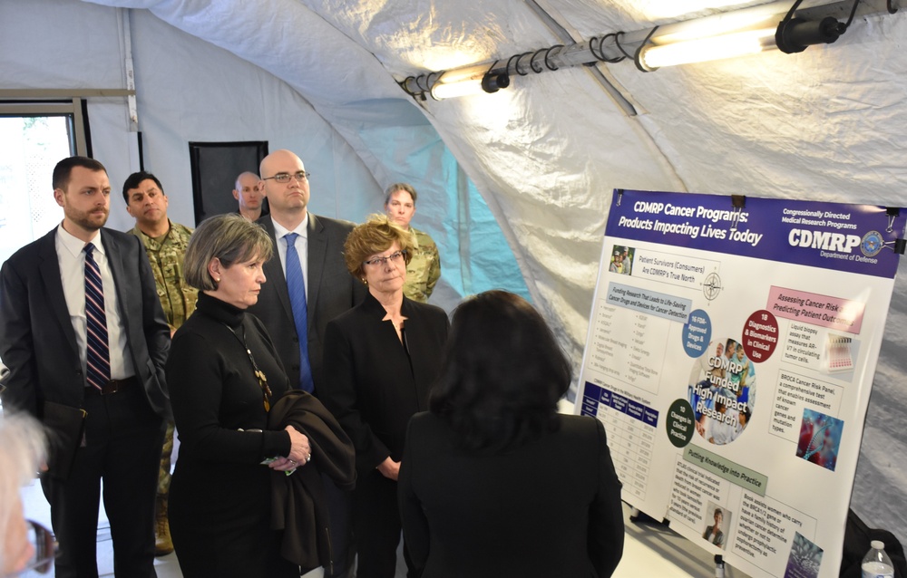 U.S. Representative Betty McCollum visits the U.S. Army Medical Research &amp; Development Command