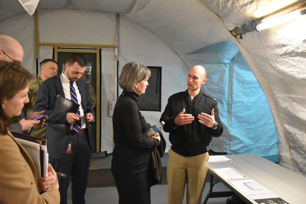 U.S. Representative Betty McCollum visits the U.S. Army Medical Research &amp; Development Command