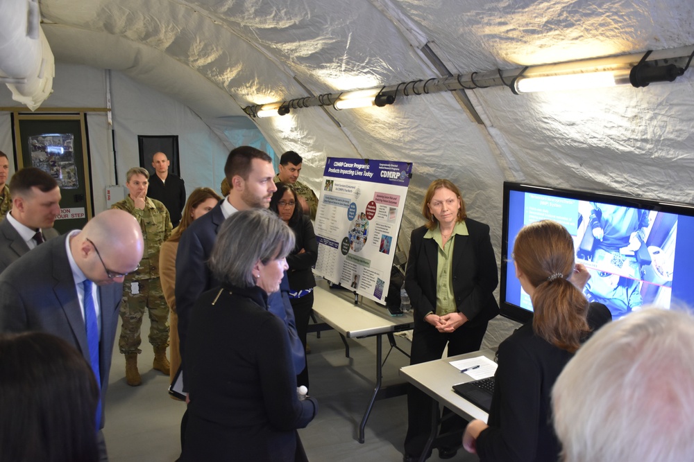 U.S. Representative Betty McCollum visits the U.S. Army Medical Research &amp; Development Command