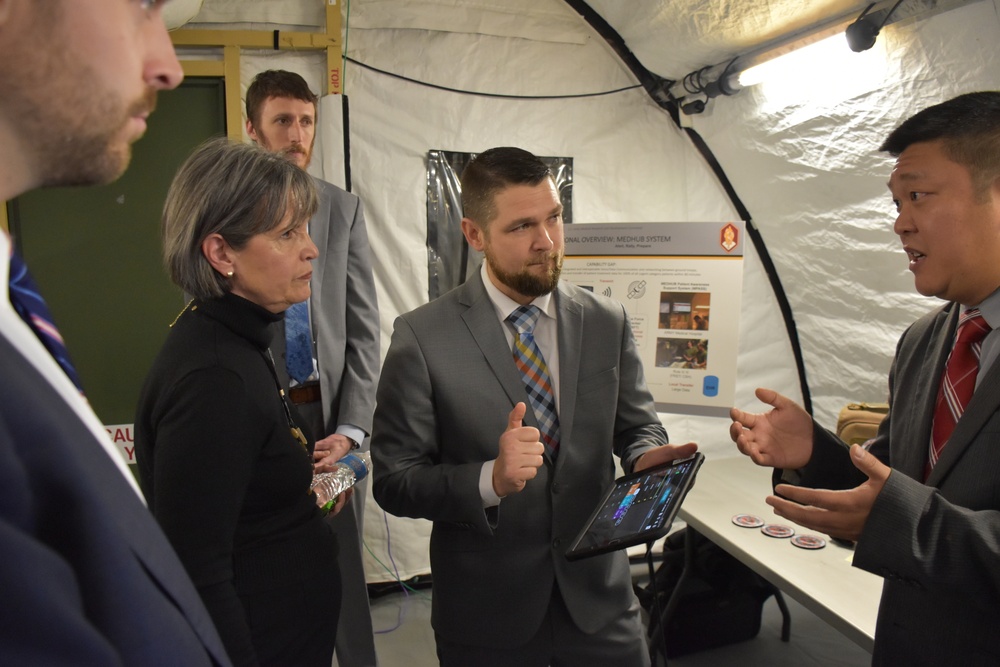 U.S. Representative Betty McCollum visits the U.S. Army Medical Research &amp; Development Command